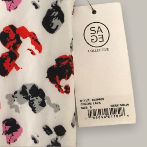 🏃🏽♀️Ivory Racerback Activewear Set Multicolor Animal Print SAGE COLLECTIVE - Picture 11 of 16